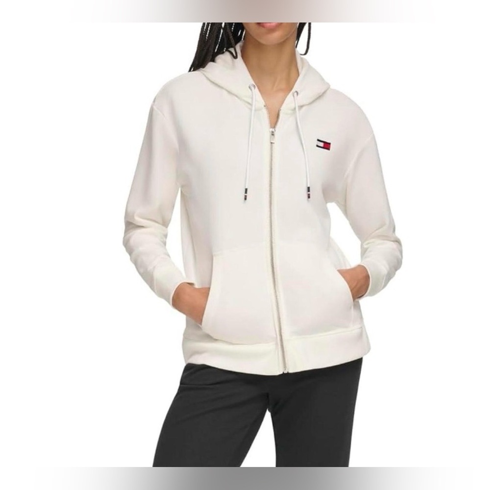 💥Tommy Hilfiger White  Hoodie Sweatshirt